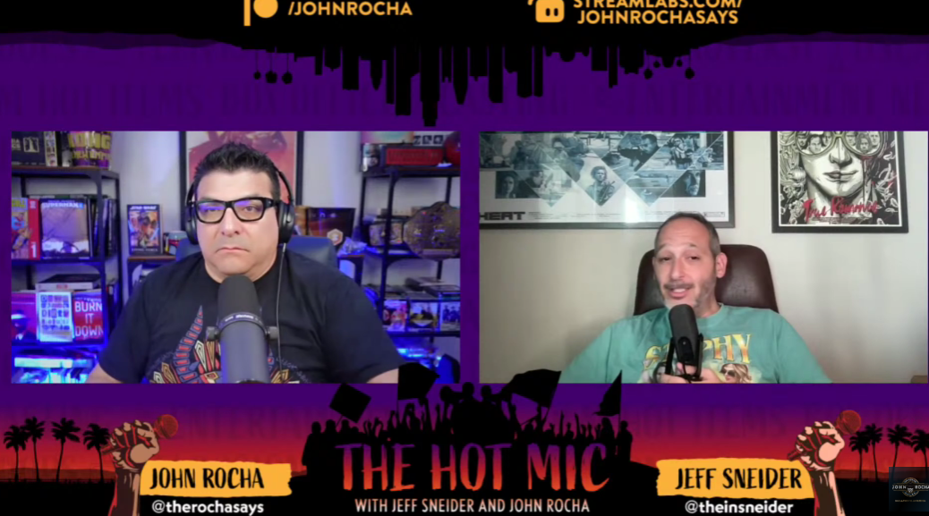 John Rocha and Jeff Sneider in The Hot Mic