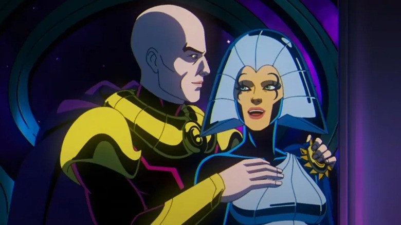 Professor X and Lilandra in X-Men '97