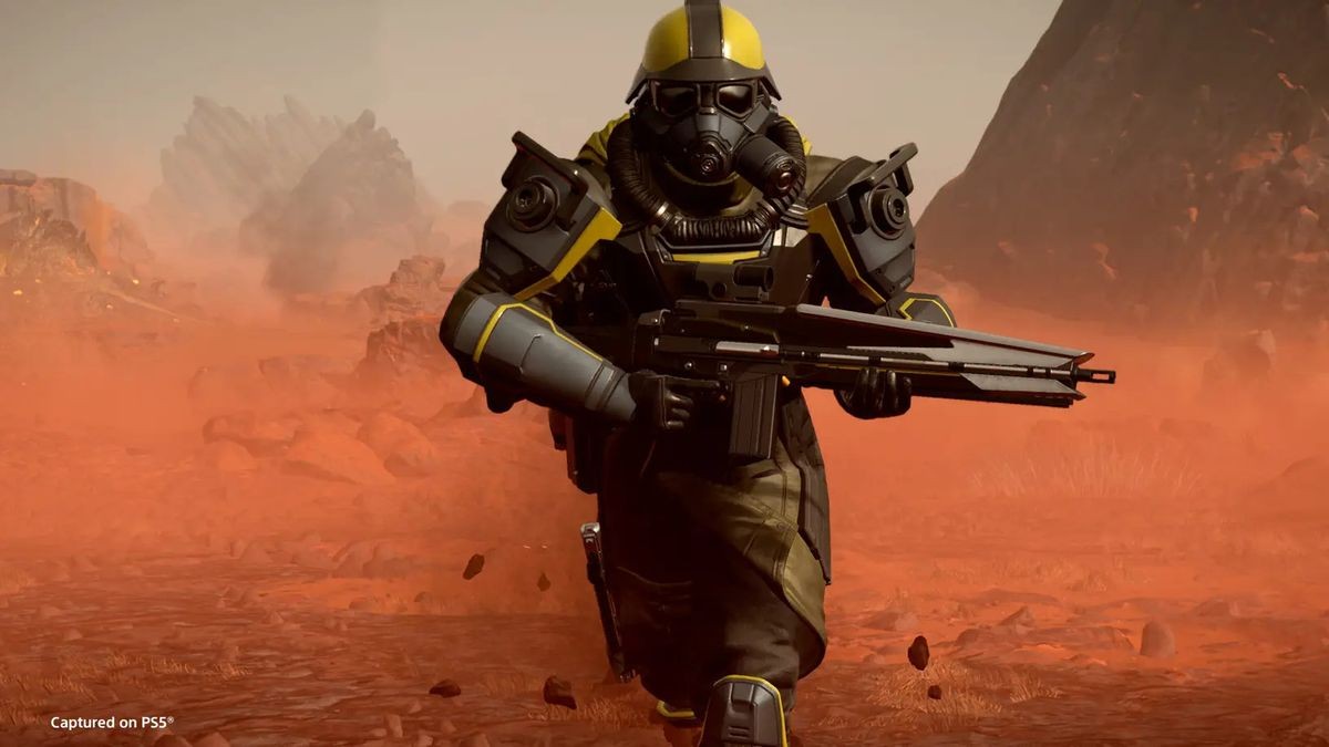 Helldivers 2's peculiar physics married to gravity modifiers is a match made in heaven.