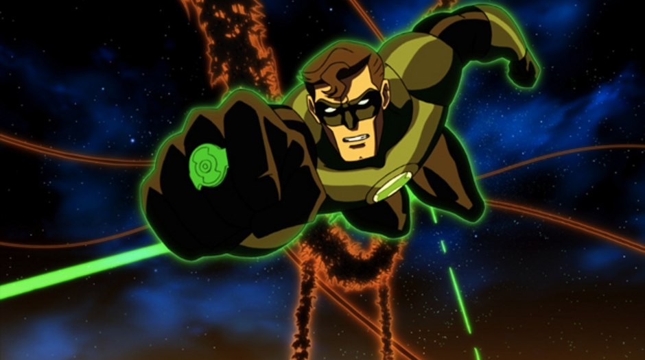 A still from Green Lantern: Emerald Knights