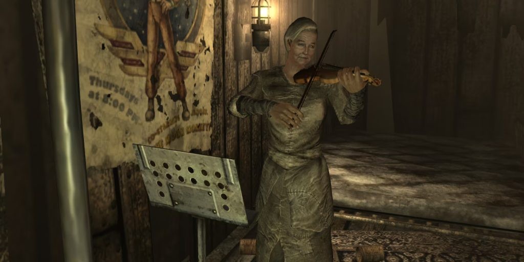 White noise in Fallout 3's Vault 92 eventually led to a bloody rage among inhabitants.