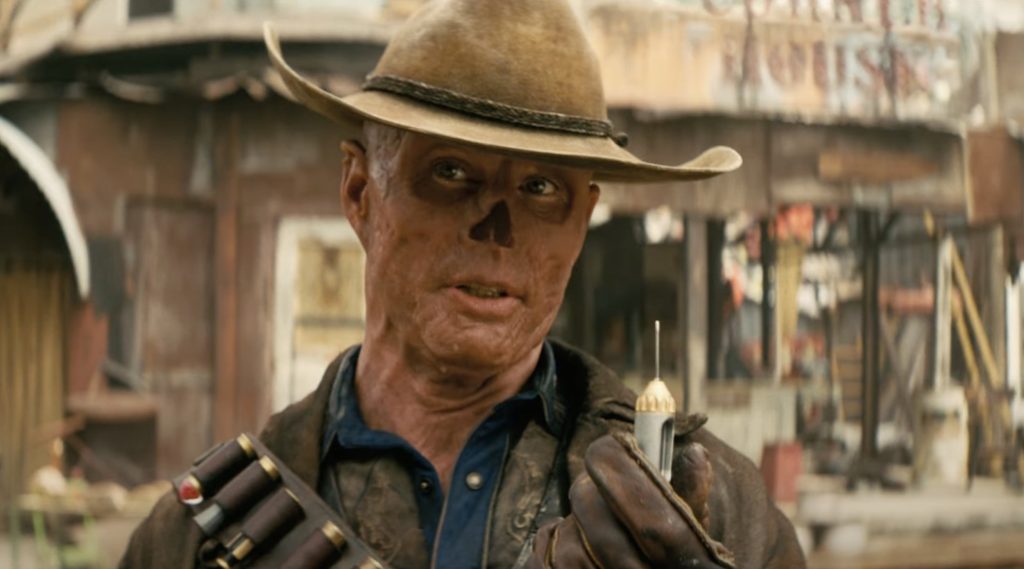 Walton Goggins as the Ghoul in Fallout [Credit- Amazon MGM Studios]