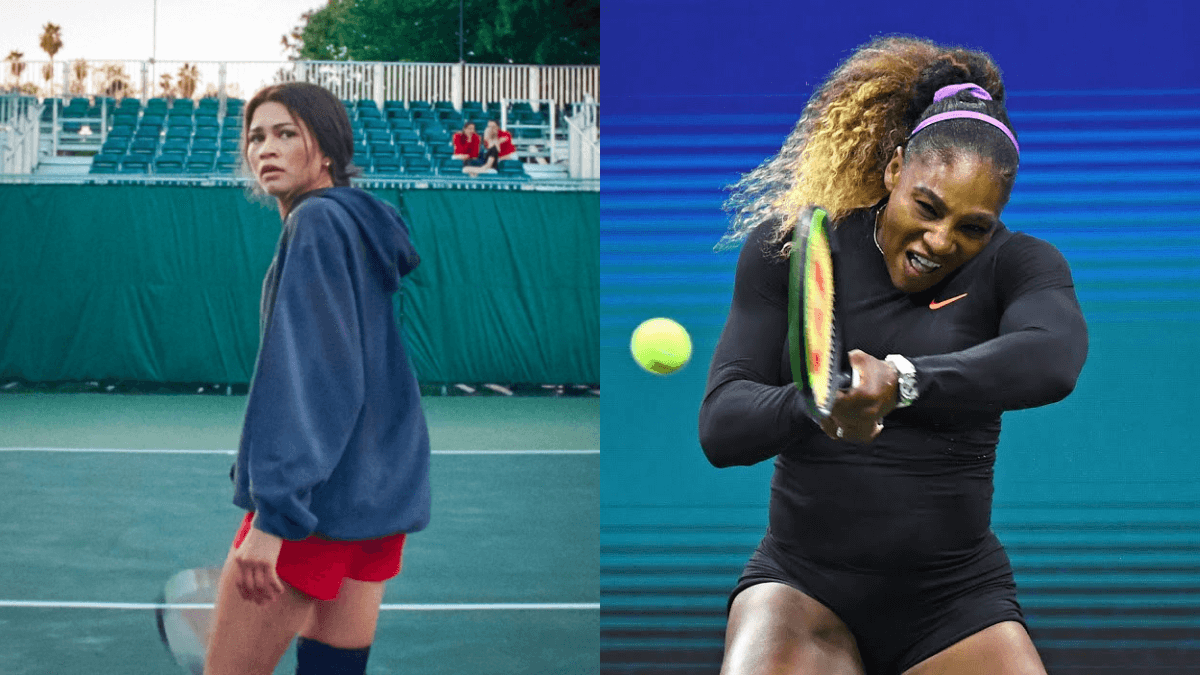Challengers star Zendaya revealed getting words of praise from tennis legend Serena Williams (via @usopen | YouTube) 