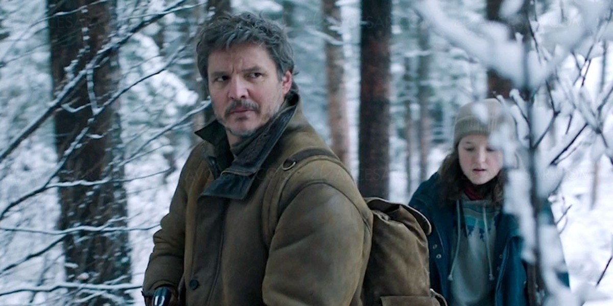 Bella Ramsey and Pedro Pascal in The Last of Us Season 1