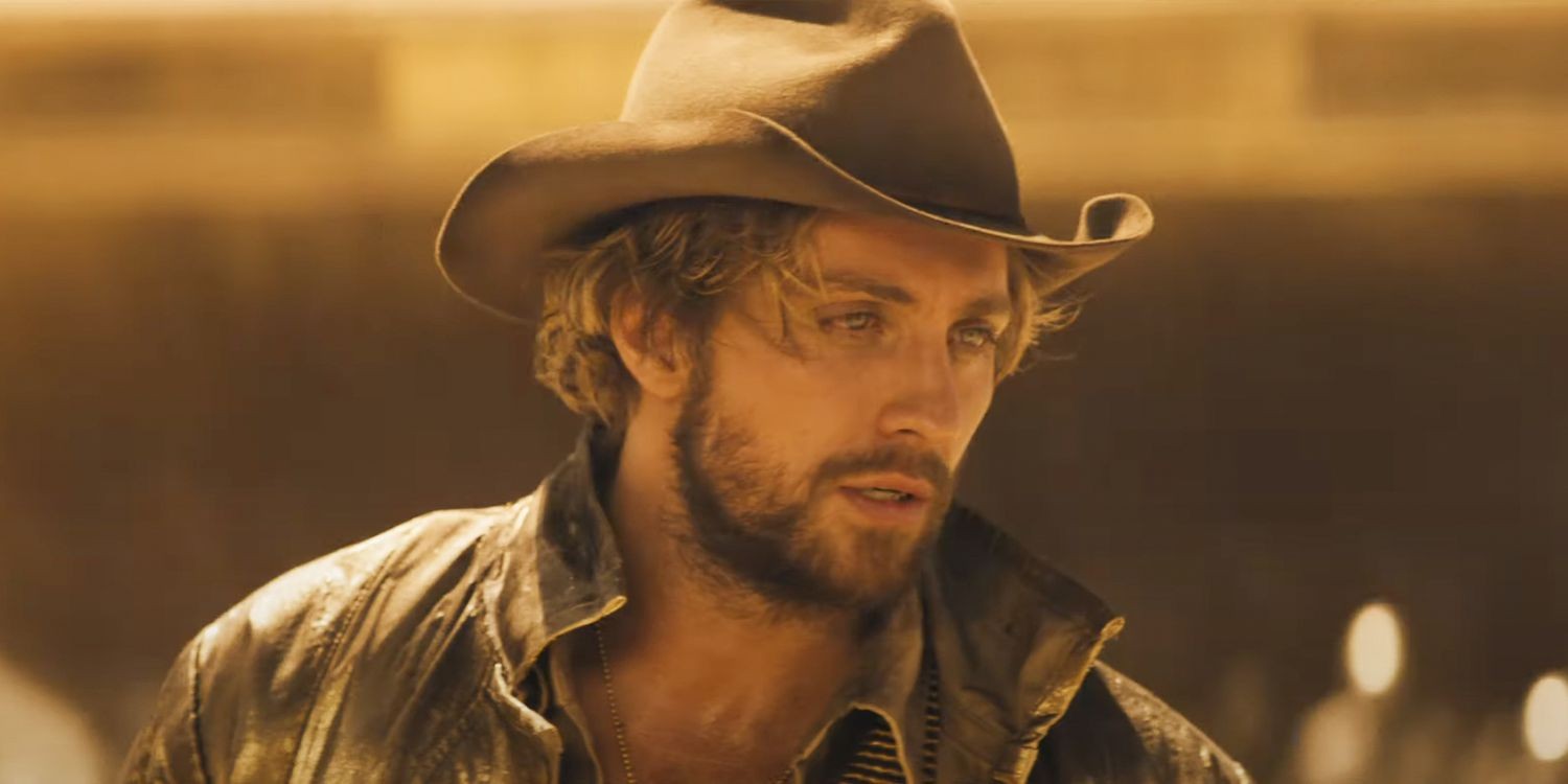 Aaron Taylor-Johnson stars as a big movie str named Tom Ryder in The Fall Guy