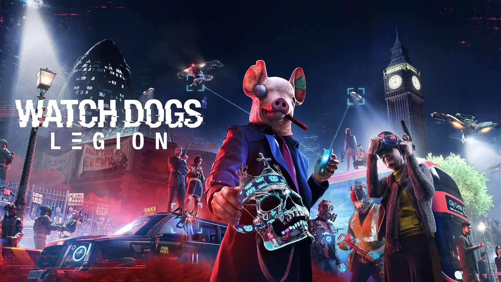 Promotional for Ubisoft's Watch Dogs: Legion