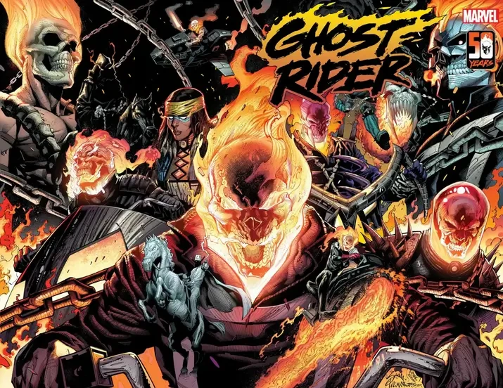 Ghost Rider in the comics.