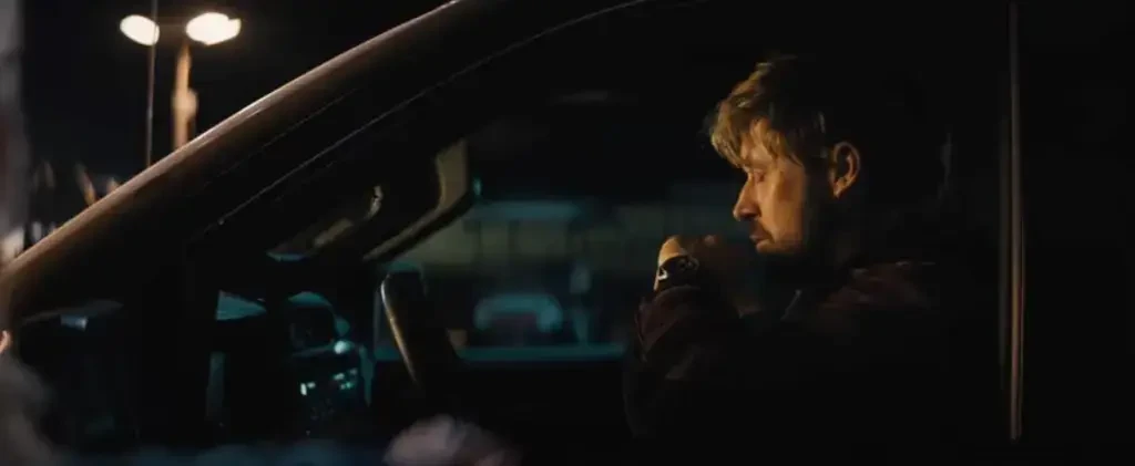 Gosling teared up while singing All Too Well in the movie.