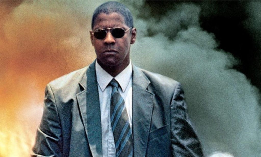Denzel Washington in a still from Man on Fire