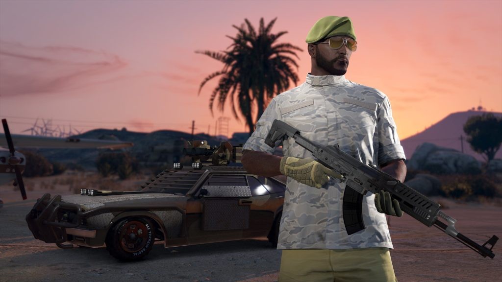 Join gangs, take on heists, and become infamous in grand Theft Auto Online!