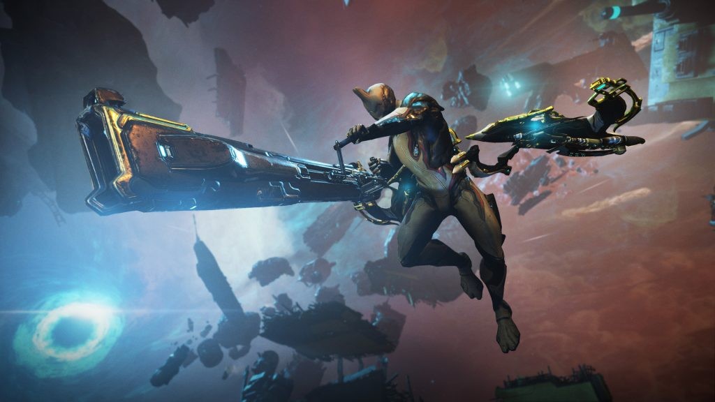 Slash and and shoot your way through Warframe's missions. 