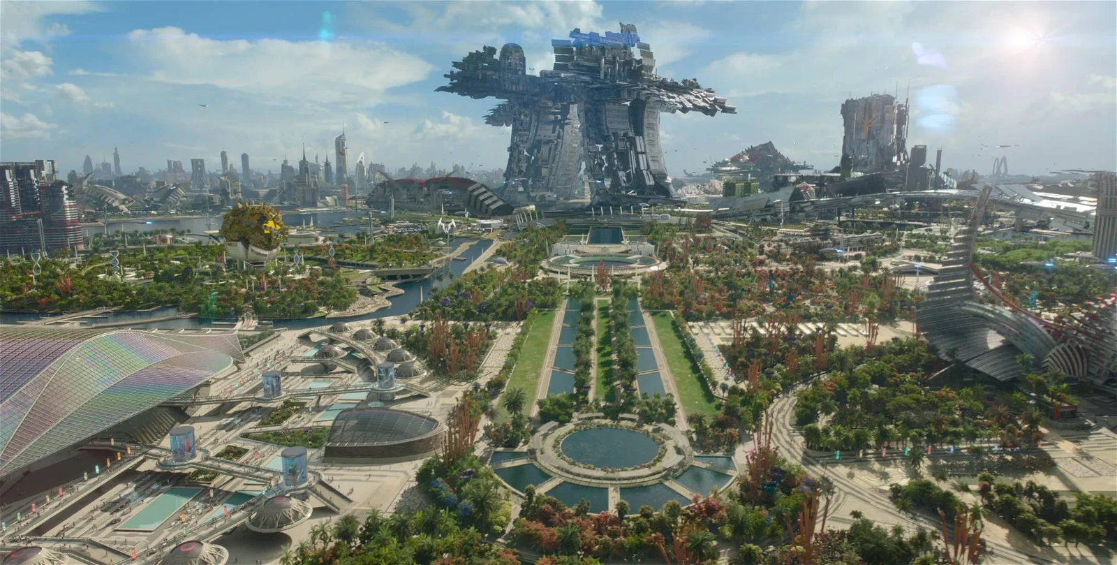 The planet of Xandar designed by Ray Chan in Guardians of the Galaxy