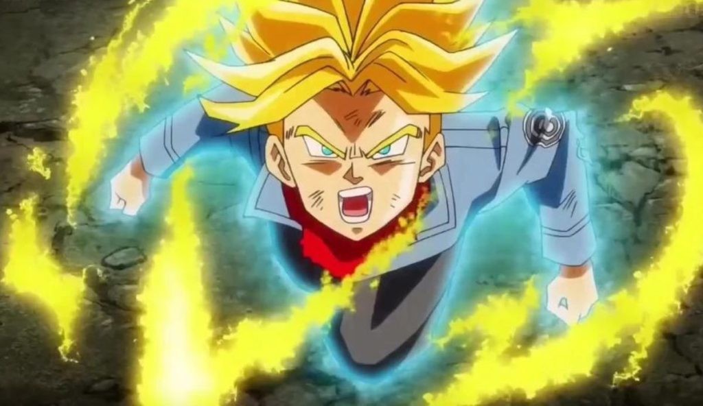 Future Trunks in his Super Saiyan Rage form _ Dragon Ball
