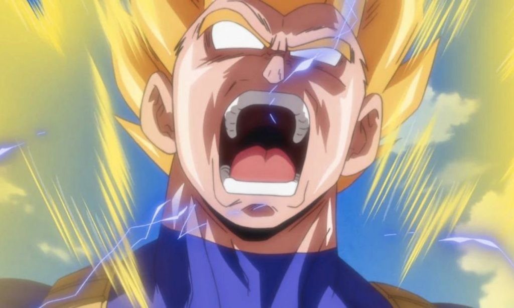 Vegeta's Super Saiyan 2 Enraged _ Dragon Ball Z