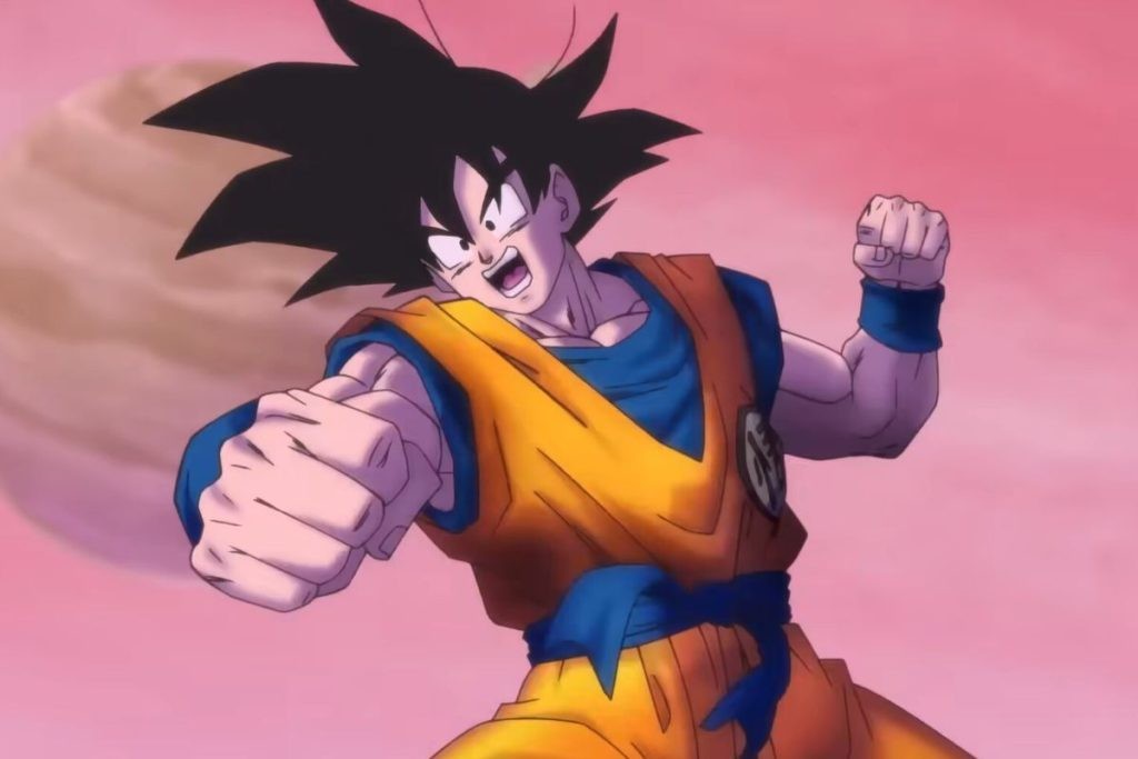 Goku in a still from Dragon Ball Z