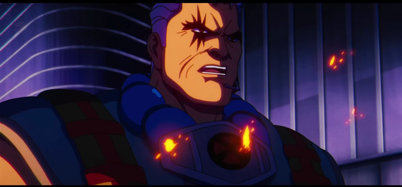 Cable as he appears in X-Men '97 Episode 7, Beau DeMayo