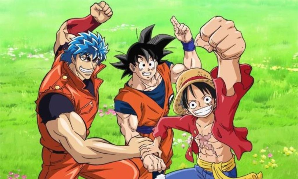 Toriko, Goku and Luffy _ One Piece x Dragon Ball x Toriko 