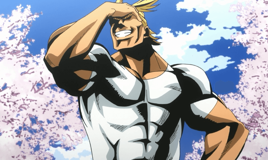 All Might in My Hero Academia.