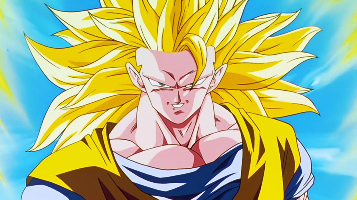 Goku as SSJ3 during the Buu Saga