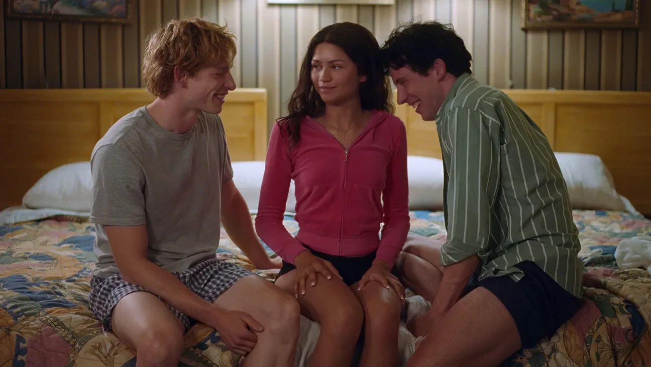 Zendaya, Mike Faist, and Josh O'Connor in Challengers