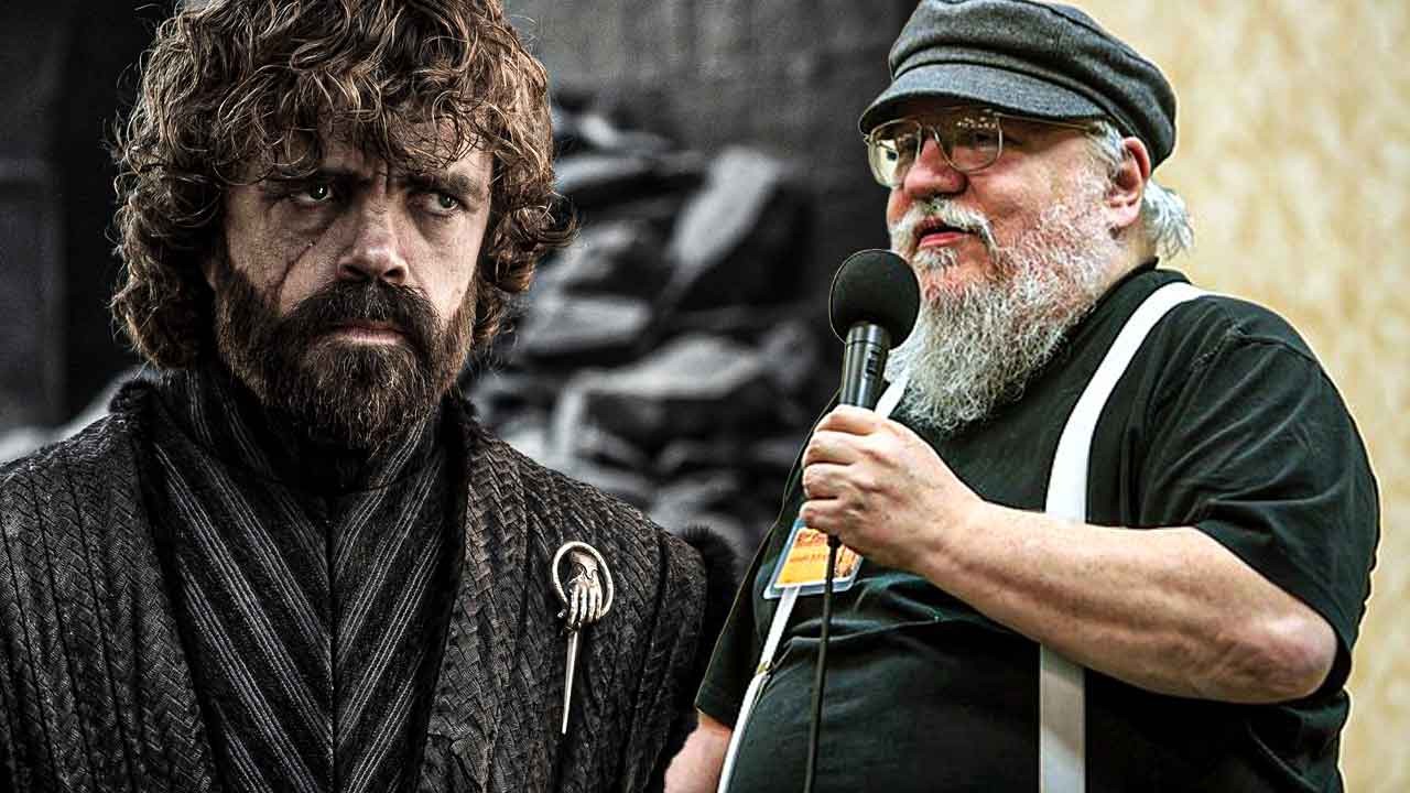 peter dinklage from game of throne and george rr martin