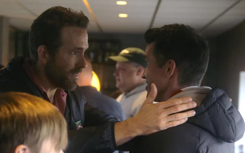 Ryan Reynolds and Rob McElhenney in FX's Welcome to Wrexham | Image via FX Press Room
