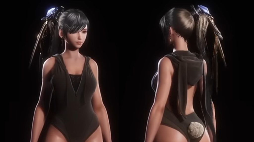 The Holiday bunny outfit of Eve in Stellar Blade after the day one patch.