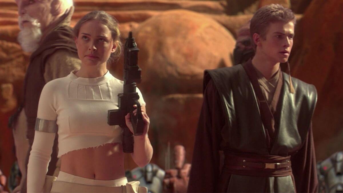 Hayden Christensen and Natalie Portman played Anakin Skywalker and Padme in George Lucas' Prequel Trilogy