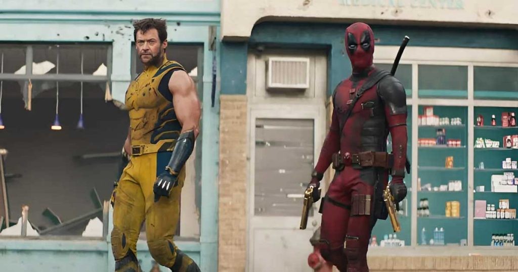 Deadpool & Wolverine in a scene from the movie