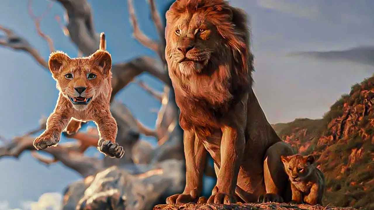 still from mufasa the lion king