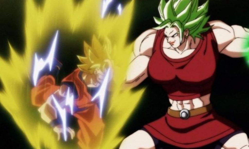Kale Vs. Goku in Dragon Ball