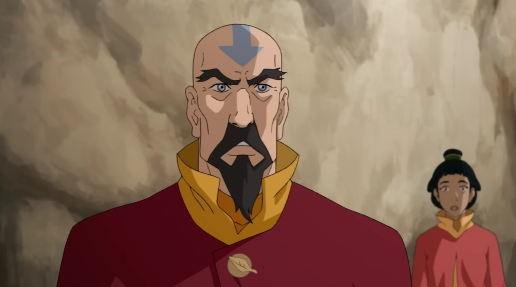 Tenzin, the son of Avatar Aang