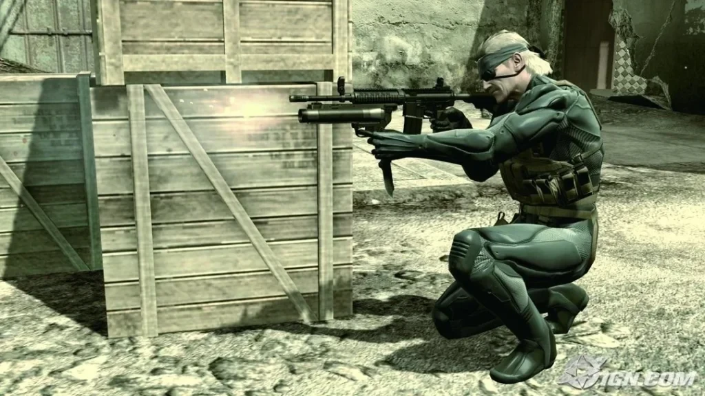 A still from Metal Gear Solid 4: Guns of the Patriots