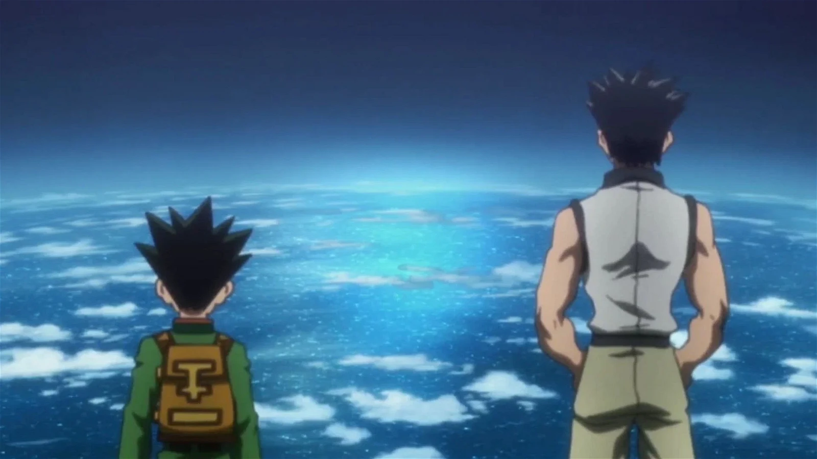 Gon and his father Ging Freecss