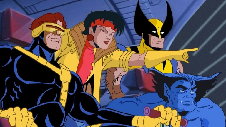 Cyclops, Wolverine and Beast in X-Men: The Animated Series 