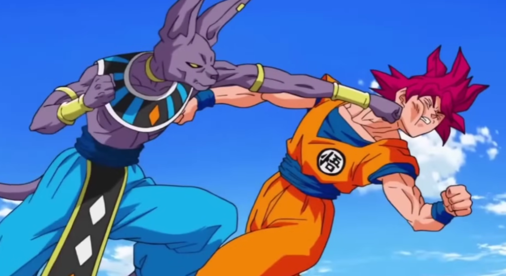 A still from Dragon Ball Super