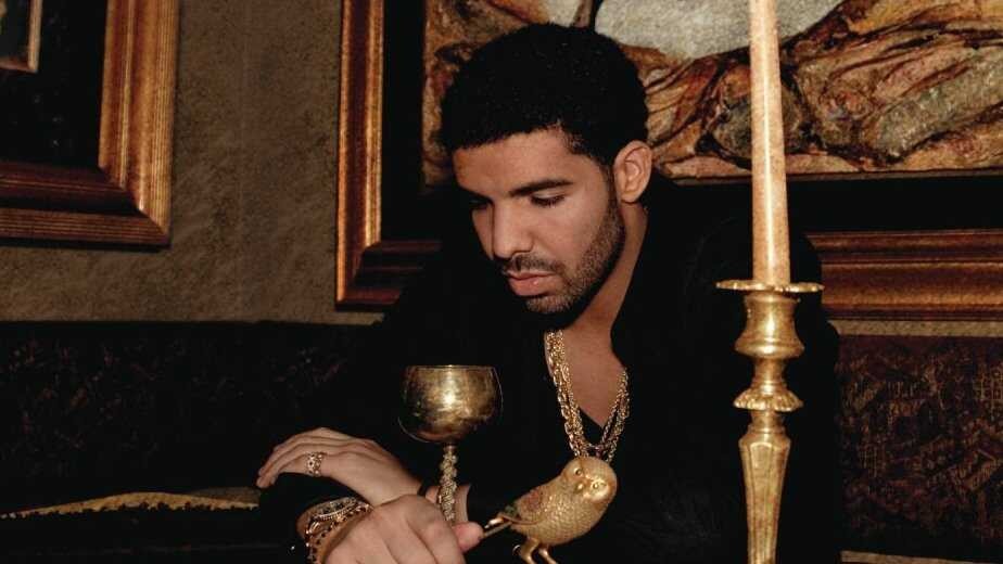 Drake in the cover of his album Take Care
