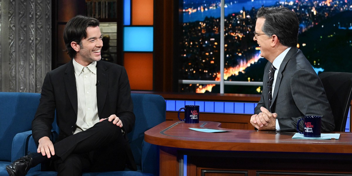 john mulaney in the late show with stephen colbert