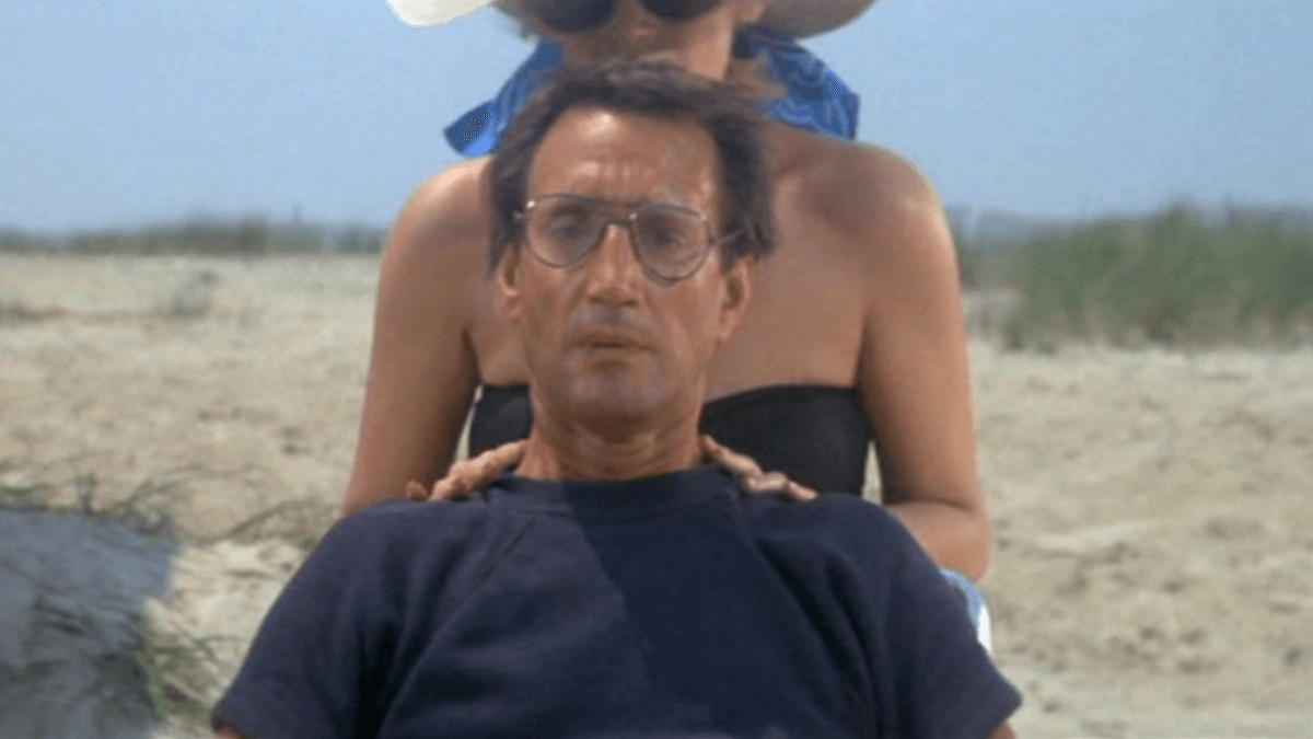 The dolly zoom shot or Zolly shot in Jaws