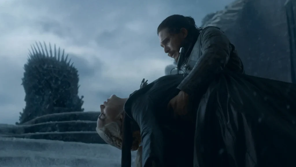 Daenerys' death in the saga.