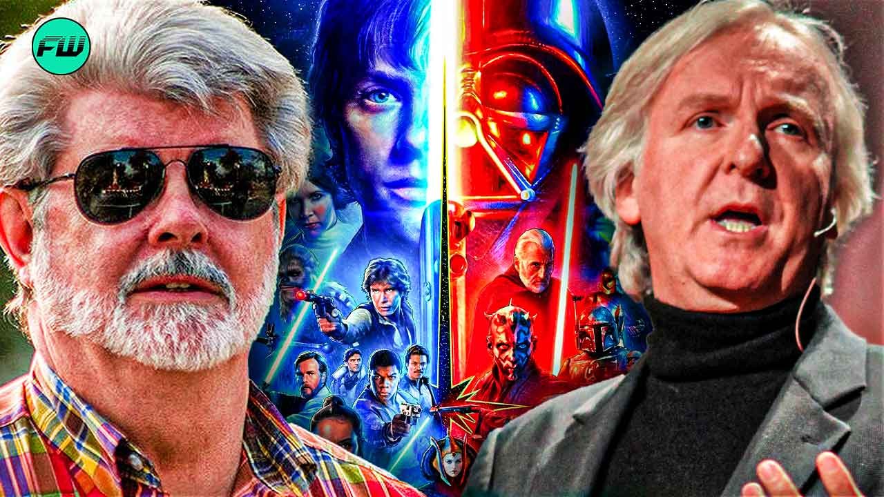 George Lucas(Left) and James Cameron(Right)