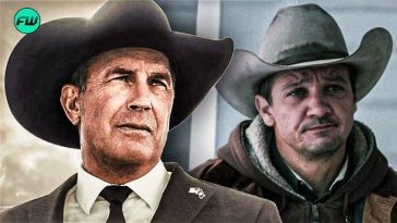 Kevin Costner in Yellowstone and Jeremy Renner in Wind River