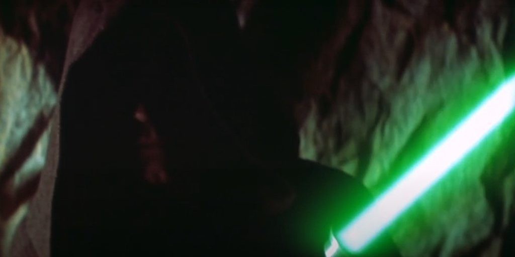 Luke Skywalker in a deleted scene from Return of the Jedi