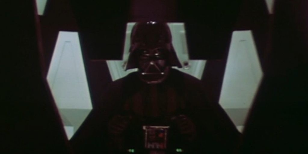 Darth Vader in a deleted scene from Return of the Jedi