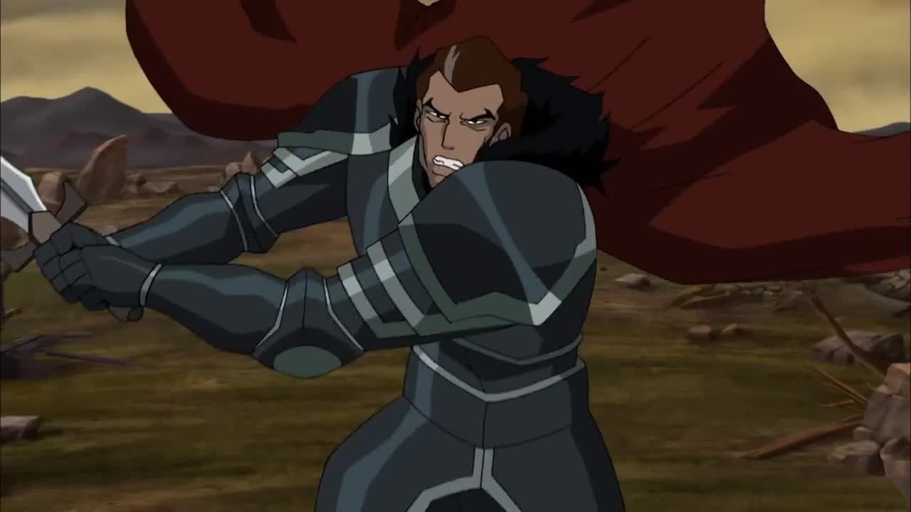 Jason Blood in his suit in a still from Justice League Dark