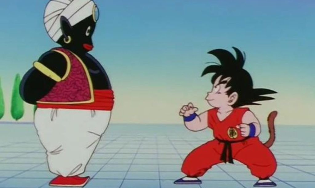 Kid Goku in Dragon Ball by Akira Toriyama