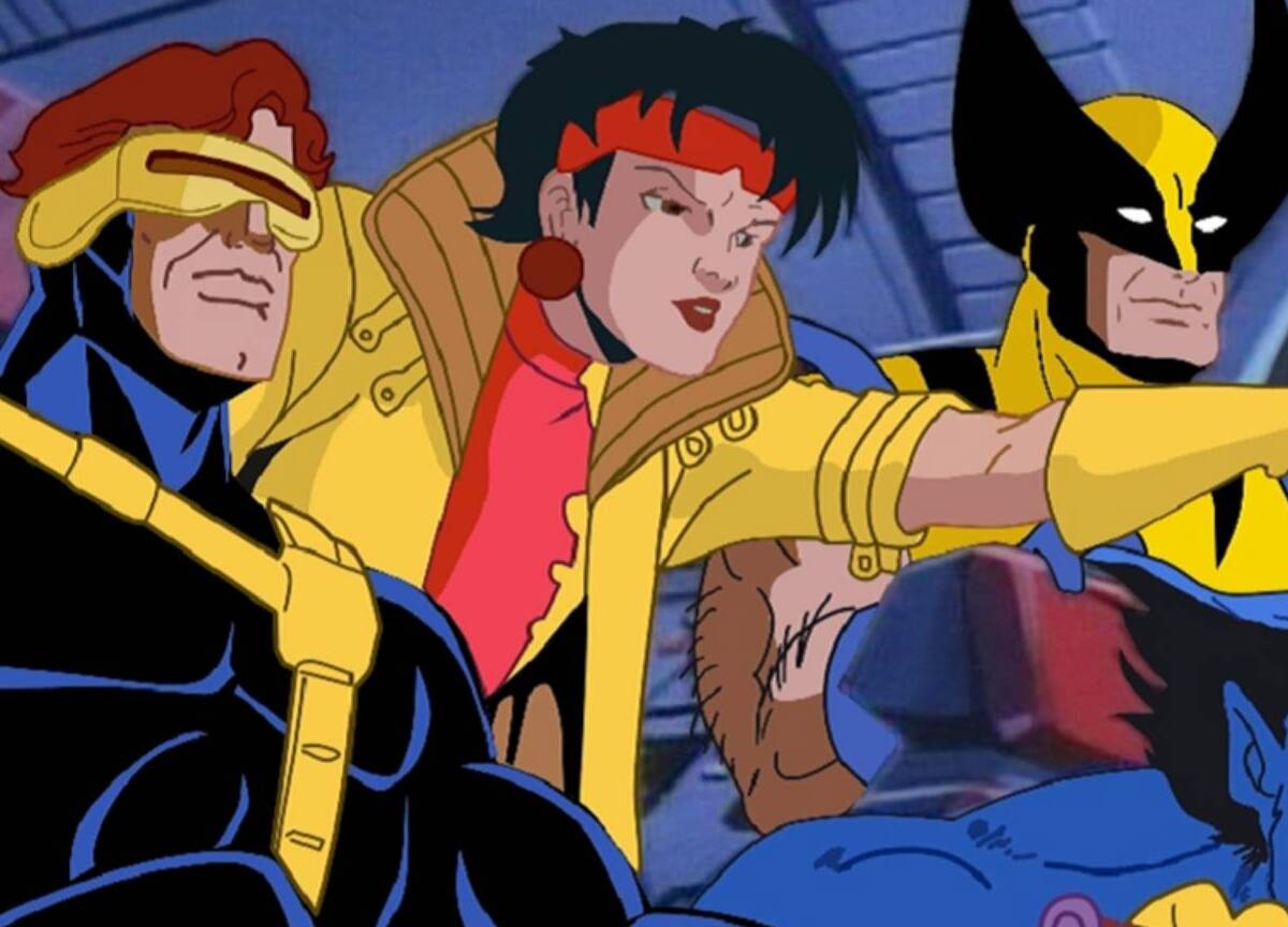 Jubilee, Cyclops, Wolverine, and Beast