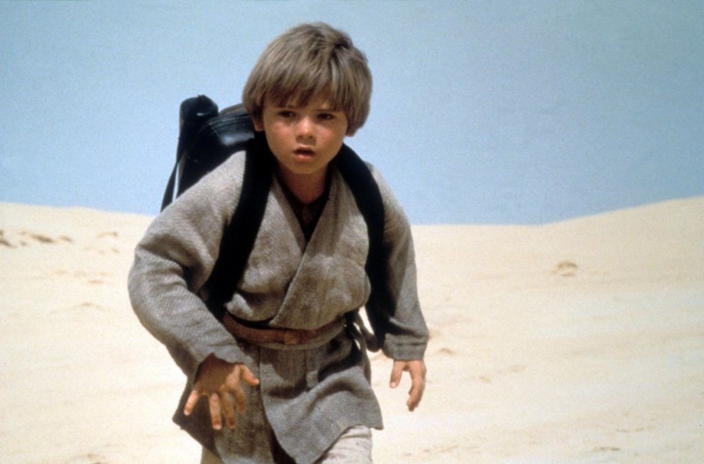 Jake Lloyd as young Anakin Skywalker in Phantom Menace