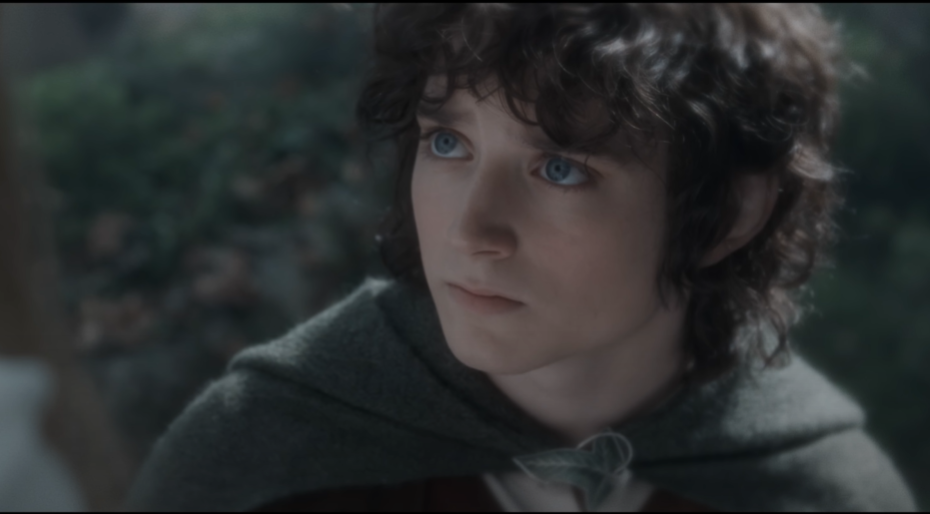 Elijah Wood as Frodo Baggins in The Lord of the Rings: The Fellowship of the Ring