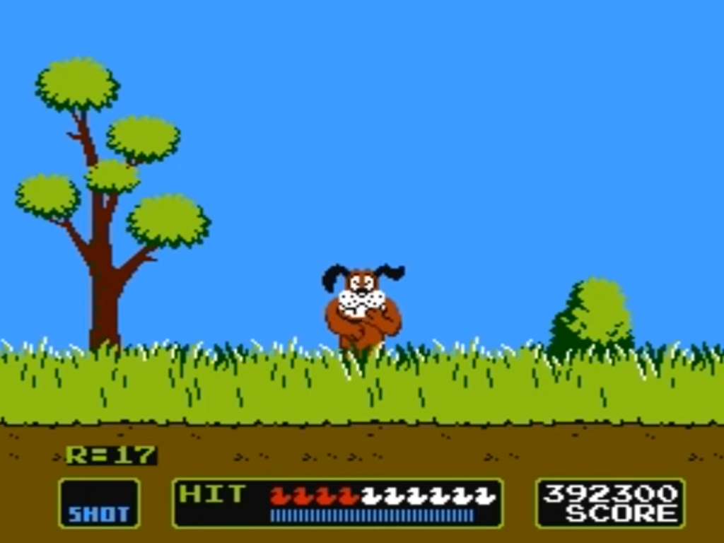 In Duck Hunt, the flight speed of the duck increases as the player progresses through the game.